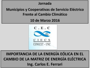 Ing. Carlos Ferrari - CIECS (CONICET y UNC)