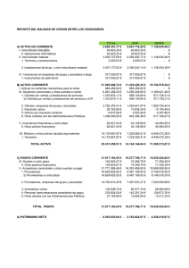 Anejo 7A. Reparto del Balance de Cesión entre los Cesionarios.