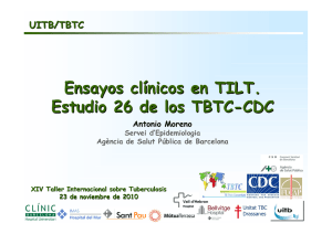 Estudio 26 de los TBTC-CDC - Unidad de investigación en