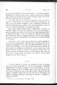 208 C L I O Num. 117 tro articulo intitulado "La Puerta del Conde" y