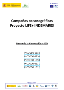 Campañas oceanográficas IEO Banco de la