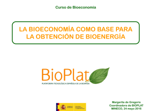 la bioeconomía como base para la obtención de bioenergía