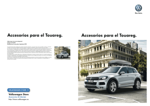 Catálogo Touareg - Volkswagen Canarias Accesorios Volkswagen