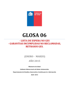 glosa 06 - Ministerio de Salud