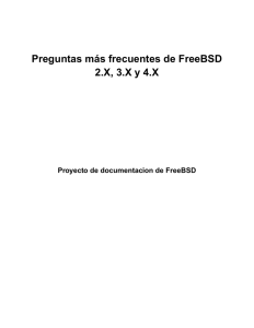 Preguntas más frecuentes de FreeBSD 2.X, 3.X y 4.X
