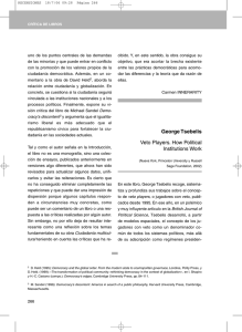 Veto players. How Political Institutions work (REIS Nº103. CRÍTICAS