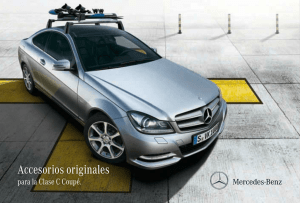 Accesorios originales para la Clase C Coupé - Mercedes-Benz