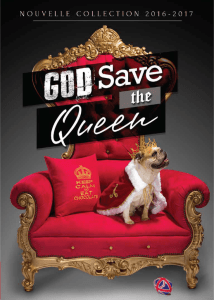 descargar el catálogo de nuestra colección "God Save The Queen"