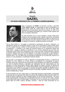 Biografía de Gaziel