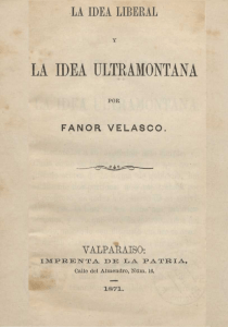 LA IDEA ULTRAMONTANA - Historia Política Legislativa del