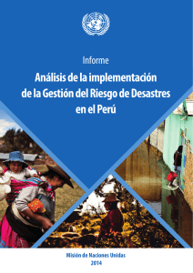 Informe - Sistema de las Naciones Unidas en el Perú