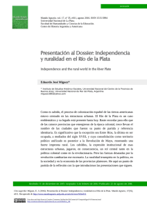 Independencia y ruralidad en el Río de la Plata