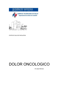 DOLOR ONCOLOGICO