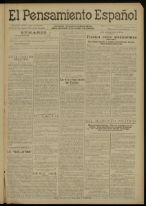 Diario Tradicionalista del 2 de junio de 1921, número 353