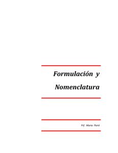 Formulacion y Nomenclatura-Conceptos