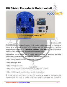 Kit Básico Robodacta Robot móvil.