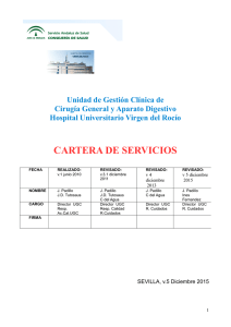 CARTERA DE SERVICIOS UGC Cirugía General