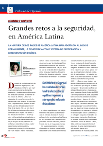 Grandes retos a la seguridad, en América Latina
