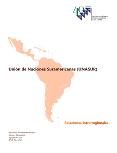 Unión de Naciones Suramericanas (UNASUR)