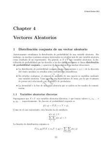 Chapter 4 Vectores Aleatorios