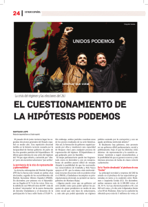 El cuestionamiento de la hipótesis Podemos