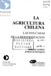 La agricultura chilena - FLACSO