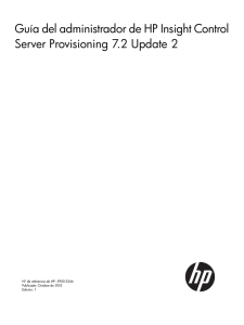Guía del administrador de HP Insight Control Server Provisioning