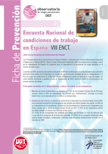 Encuesta Nacional de condiciones de trabajo en España