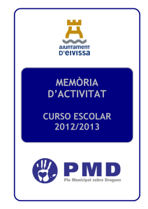 Memòria activitats 2012-2013