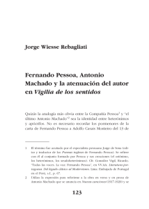 Fernando Pessoa, Antonio Machado y la atenuación del autor en