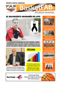 revista 137 - Federación Aragonesa de Baloncesto