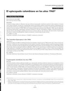 El episcopado colombiano en los años 1960*
