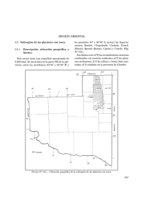 regi&oacute;n oriental - Inventario Integrado de los Recursos Naturales