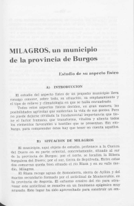 MILAGROS. un municipio de la provincia de Burgos
