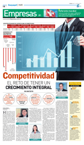 Competitividad el reto de tener un crecimiento integral