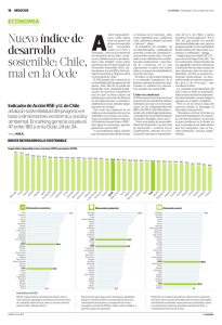 Nuevo índice de desarrollo sostenible: Chile, mal en