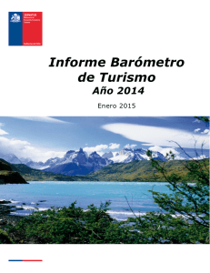 Informe Barómetro de Turismo Año 2014