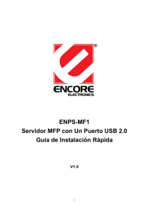 ENPS-MF1 Servidor MFP con Un Puerto USB 2.0 Guía de