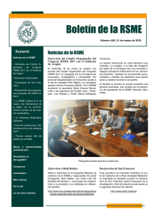 Boletín 485 - Real Sociedad Matemática Española