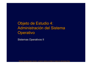 Objeto de Estudio 4: Administración del Sistema Operativo