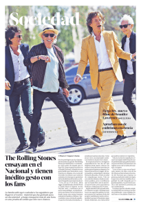 The Rolling Stones ensayan en el Nacional y tienen