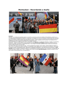 Montauban : Recordando a Azaña