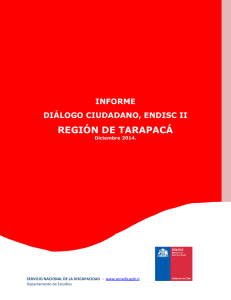 Informe Diálogo Ciudadano Región de Tarapacá