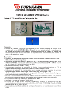 CURSO SOLUCION CATEGORIA 5e Cable UTP Multi