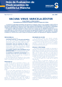 vacuna virus varicela-zóster - Servicio de Salud de Castilla