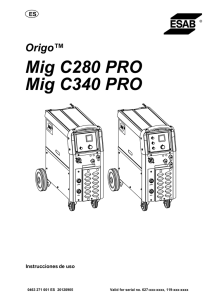 Mig C280 PRO Mig C340 PRO