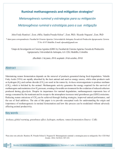 Ruminal methanogenesis and mitigation