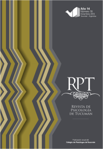 Revista del CPT – Año 2010 - Colegio de Psicólogos de Tucumán