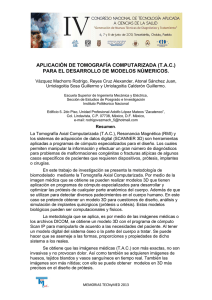 APLICACIÓN DE TOMOGRAFÍA COMPUTARIZADA (T.A.C.) PARA