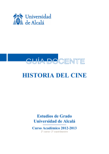 historia del cine - Universidad de Alcalá